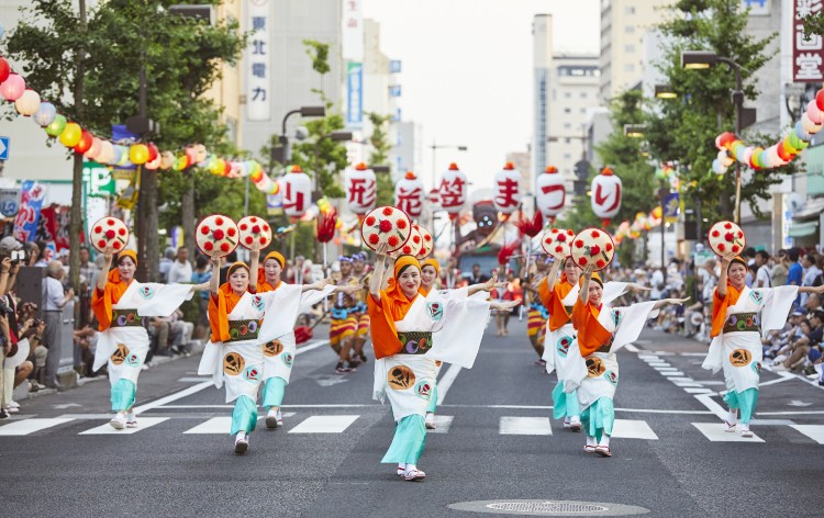 東北四大夏祭り4日間＜青森ねぶた祭・秋田竿燈まつり・山形花笠まつり